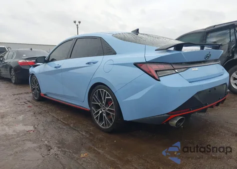 2023 Hyundai Elantra N z USA, uszkodzony, nr VIN KMHLW4AK4PU014470